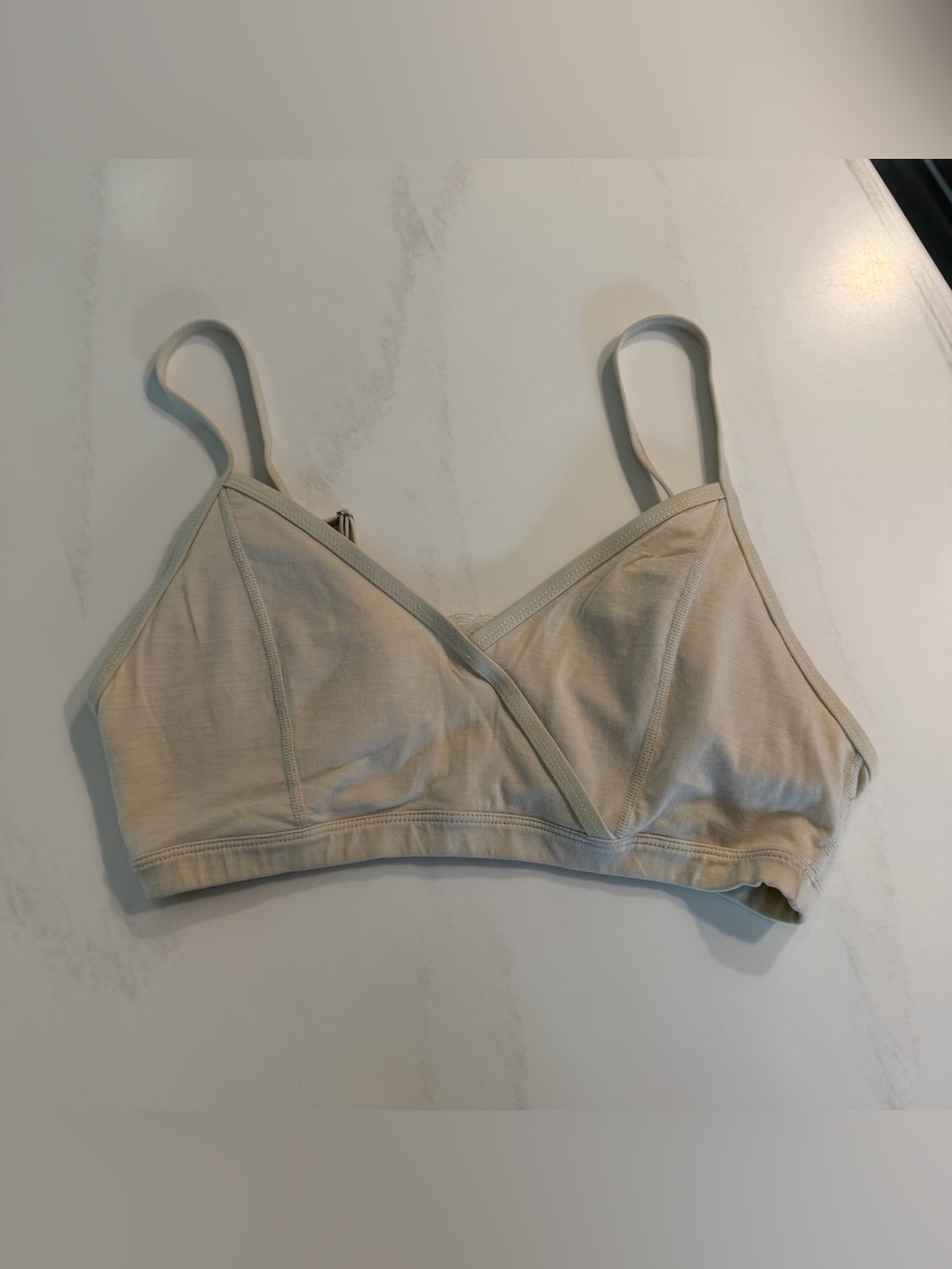 Ibex Merino Wool Bralette - Lace Accent